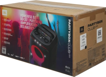 Минисистема Hi-Fi JBL PartyBox Club 120 черный 160Вт USB BT - купить недорого с доставкой в интернет-магазине