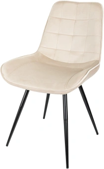 Стул для дома Бюрократ CH-K2_4 комплект 4шт бежевый Holland 06 металл черный на ножках (CH-K2_1/HL07_4) - купить недорого с доставкой в интернет-магазине