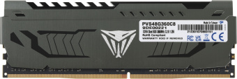 Память DDR4 8Gb 3600MHz Patriot PVS48G360C8 Viper Steel RTL Gaming PC4-28800 CL18 DIMM 288-pin 1.35В с радиатором Ret - купить недорого с доставкой в интернет-магазине