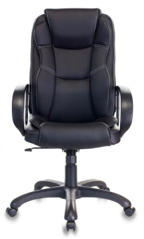 Кресло руководителя Бюрократ CH-839 черный Leather Black экокожа крестов. пластик - купить недорого с доставкой в интернет-магазине