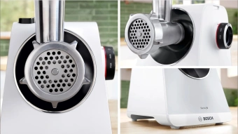 Мясорубка Bosch MFWS607W 2100Вт белый - купить недорого с доставкой в интернет-магазине