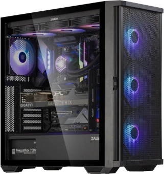 Корпус Zalman Z10 PLUS черный без БП ATX 10x120mm 4x140mm 2xUSB3.0 audio bott PSU - купить недорого с доставкой в интернет-магазине