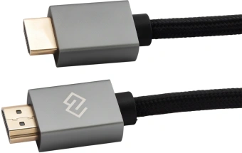 Кабель аудио-видео Digma HDMI (m)/HDMI (m) 5м. феррит.кольца позолоч.конт. черный (D-HDMI-2FF-V2.0-5M) - купить недорого с доставкой в интернет-магазине