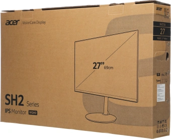 Монитор Acer 27" SH272UG0bmiiphx черный IPS LED 16:9 HDMI M/M матовая HAS Piv 250cd 178гр/178гр 2560x1440 120Hz FreeSync DP 2K 4.71кг - купить недорого с доставкой в интернет-магазине