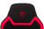 Кресло игровое Zombie 10 черный/красный ткань/эко.кожа крестов. пластик - купить недорого с доставкой в интернет-магазине