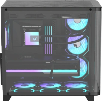 Корпус Formula Crystal U2 Floe черный без БП ATX 1xUSB2.0 1xUSB3.0 1xUSB3.1 audio bott PSU - купить недорого с доставкой в интернет-магазине