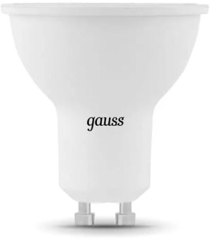 Лампа светодиодная Gauss Black 7Вт цок.:GU10 рефлек. 220B 3000K св.свеч.бел.теп. MR16 (упак.:10шт) (101506107) - купить недорого с доставкой в интернет-магазине