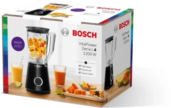 Блендер стационарный Bosch VitaPower Serie 4 MMB6141B 1200Вт черный - купить недорого с доставкой в интернет-магазине