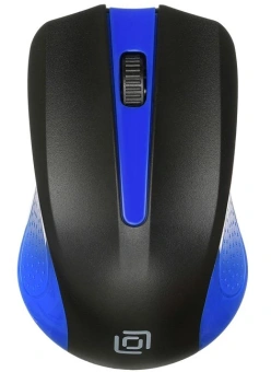 Мышь Оклик 485MW черный/синий оптическая 1000dpi беспров. USB для ноутбука 3but (997826) - купить недорого с доставкой в интернет-магазине