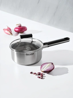 Ковш Rondell Bayoneta RDS-1806 1.3л. d=16см (с крышкой) стальной - купить недорого с доставкой в интернет-магазине