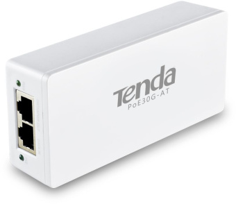 Инжектор PoE Tenda POE30G-AT 10/100/1000BASE-T 100-240В(АС) - купить недорого с доставкой в интернет-магазине