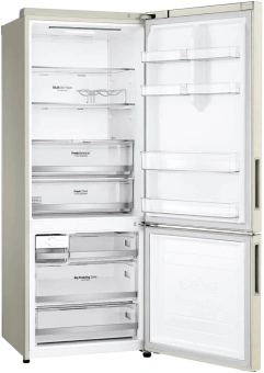 Холодильник LG GC-B569PECM 2-хкамерн. бежевый глянц. инвертер - купить недорого с доставкой в интернет-магазине