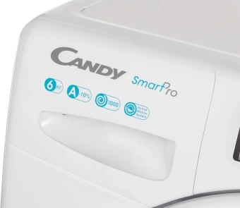 Стиральная машина Candy Smart Pro CSO34 106T1/2-07 класс: A загр.фронтальная макс.:6кг белый - купить недорого с доставкой в интернет-магазине