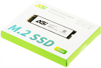 Накопитель SSD AGi PCIe 4.0 x4 512GB AGI512G44AI818 AI818 M.2 2280 - купить недорого с доставкой в интернет-магазине