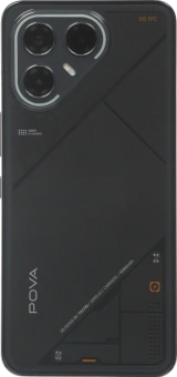 Смартфон Tecno Pova 7 Ultra 5G 256Gb 8Gb черный моноблок 3G 4G 2Sim 6.67" 1260x2800 Android 15 108Mpix 802.11 a/b/g/n/ac/ax NFC GPS GSM900/1800 Protect - купить недорого с доставкой в интернет-магазине