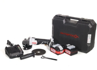 Углошлифовальная машина Интерскол УШМ-125/36В 8500об/мин рез.шпин.:M14 d=125мм жестк.кейс (816.2.2.70) - купить недорого с доставкой в интернет-магазине