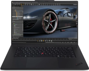 Ноутбук Lenovo ThinkPad P1 G7 Core Ultra 7 155H 32Gb SSD1Tb NVIDIA GeForce RTX4060 8Gb 16" IPS WQXGA (2560x1600) Windows 11 Pro black WiFi BT Cam (21KWS60D00) - купить недорого с доставкой в интернет-магазине