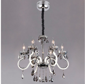 Люстра Hiper Jennie H824-6 подвес. хром - купить недорого с доставкой в интернет-магазине