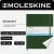 Блокнот Moleskine CLASSIC SOFT QP624K15 XLarge 190х250мм 192стр. пунктир мягкая обложка зеленый - купить недорого с доставкой в интернет-магазине