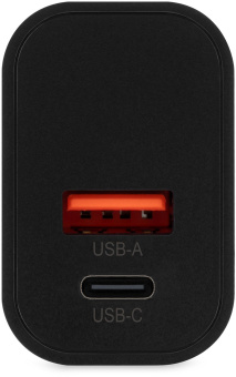 Сетевое зар./устр. Buro BUWD1 18W 3A (PD+QC) USB-C/USB-A универсальное черный (BUWD18P110BK) - купить недорого с доставкой в интернет-магазине