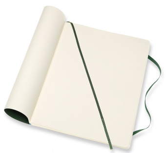 Блокнот Moleskine CLASSIC SOFT QP624K15 XLarge 190х250мм 192стр. пунктир мягкая обложка зеленый - купить недорого с доставкой в интернет-магазине