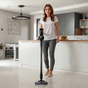 Пылесос ручной Kitfort КТ-5283 350Вт черный - купить недорого с доставкой в интернет-магазине