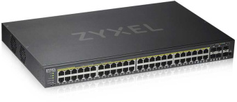 Коммутатор Zyxel GS192048HPV2-EU0101F (L2) 44x1Гбит/с 4xКомбо(1000BASE-T/SFP) 2SFP 48PoE+ 375W управляемый - купить недорого с доставкой в интернет-магазине