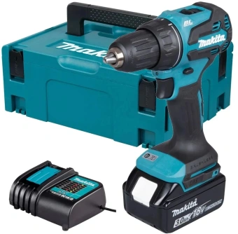 Дрель-шуруповерт Makita DDF490SF1J аккум. патрон:быстрозажимной (кейс в комплекте) - купить недорого с доставкой в интернет-магазине