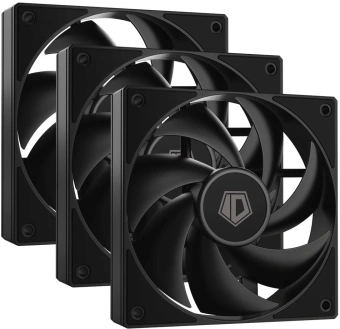 Вентилятор для корпуса ID-Cooling AF-125-K Trio 120х120x25 черный 4-pin 30дБ (упак.:3шт) Ret - купить недорого с доставкой в интернет-магазине