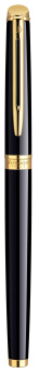 Ручка роллер Waterman Hemisphere (CWS0920650) Mars Black GT F черн. черн. подар.кор. - купить недорого с доставкой в интернет-магазине