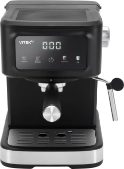 Кофеварка рожковая Vitek VT-CME1500 1100Вт черный - купить недорого с доставкой в интернет-магазине