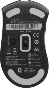 Мышь Razer DeathAdder V2 X HyperSpeed черный оптическая 14000dpi беспров. BT/Radio USB 6but (RZ01-04130100-R3C1) - купить недорого с доставкой в интернет-магазине