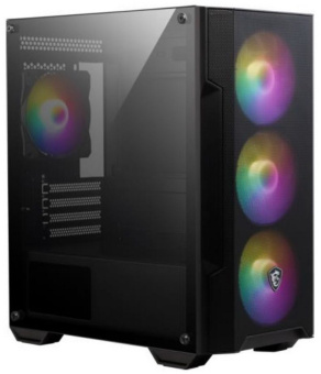 Корпус MSI MAG Forge M100A черный без БП mATX 2x120mm 2xUSB2.0 1xUSB3.0 audio bott PSU - купить недорого с доставкой в интернет-магазине