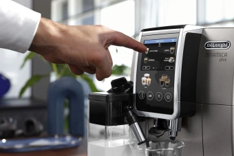 Кофемашина Delonghi Dinamica Plus ECAM380.95.TB 1450Вт черный/серый - купить недорого с доставкой в интернет-магазине