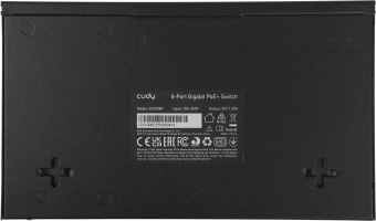 Коммутатор Cudy GS1006P (L2) 6x1Гбит/с 4PoE 65W неуправляемый - купить недорого с доставкой в интернет-магазине