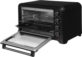 Мини-печь Hyundai MIO-HY105 45л. 2000Вт черный - купить недорого с доставкой в интернет-магазине