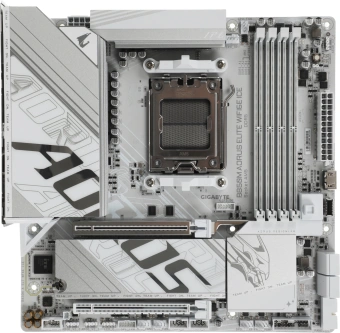 Материнская плата Gigabyte B850M AORUS ELITE WIFI6E ICE Socket AM5 AMD B850 4xDDR5 mATX AC`97 8ch(7.1) 2.5Gg RAID+DP - купить недорого с доставкой в интернет-магазине
