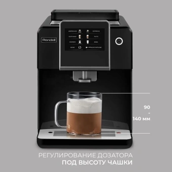 Кофемашина Rondell RDE-1110 1500Вт черный - купить недорого с доставкой в интернет-магазине