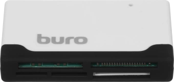 Устройство чтения карт памяти USB2.0 Buro BU-CR-2102 белый - купить недорого с доставкой в интернет-магазине