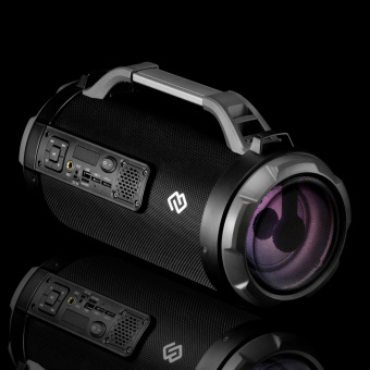 Колонка порт. Digma S-23 черный 18W 1.0 BT 10м 1800mAh (SP2318B) - купить недорого с доставкой в интернет-магазине