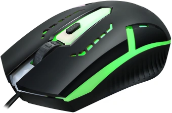 Мышь Оклик 398G черный оптическая 2400dpi USB для ноутбука 4but (1431665) - купить недорого с доставкой в интернет-магазине
