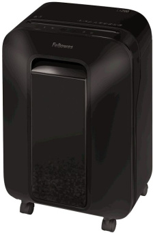 Шредер Fellowes PowerShred LX200 черный (секр.P-4) перекрестный 12лист. 22лтр. скрепки скобы пл.карты - купить недорого с доставкой в интернет-магазине