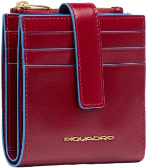 Чехол для кредитных карт Piquadro Blue Square PP6843B2R/R красный натур.кожа - купить недорого с доставкой в интернет-магазине