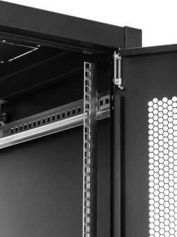 Шкаф серверный ЦМО (ШТК-Э-42.6.10-44АА-9005) напольный 42U 600x1000мм пер.дв.перфор. 2 бок.пан. задн.дв.перфор. направл.под закл.гайки 710кг черный 915мм 105кг - купить недорого с доставкой в интернет-магазине