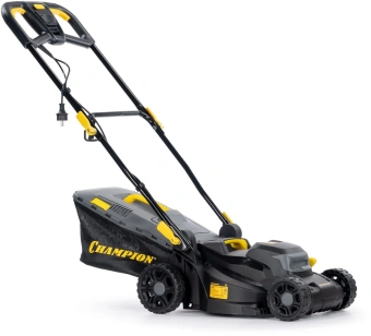 Газонокосилка роторная Champion EM3414 1400Вт - купить недорого с доставкой в интернет-магазине