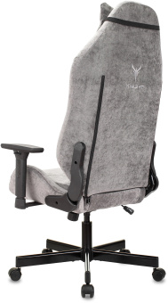 Кресло игровое Knight N1 Fabric серый Light-19 с подголов. крестов. металл - купить недорого с доставкой в интернет-магазине