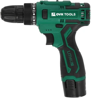 Дрель-шуруповерт Ovk Tools OTCS2AA-12V-1.5A 12Вт аккум. патрон:быстрозажимной - купить недорого с доставкой в интернет-магазине