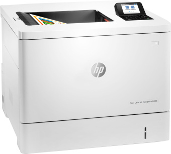 Принтер лазерный HP Color LaserJet Enterprise M554dn (7ZU81A) A4 Duplex белый - купить недорого с доставкой в интернет-магазине