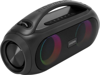 Колонка порт. Digma D-PS1530 черный/черный 50W 2.1 BT 10м 3000mAh (SP1530B) - купить недорого с доставкой в интернет-магазине