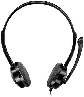 Гарнитура накладные Sven AP-151MV 1.2м черный проводные оголовье (SV-015411) - купить недорого с доставкой в интернет-магазине